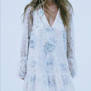Free People falling flowers frock dress